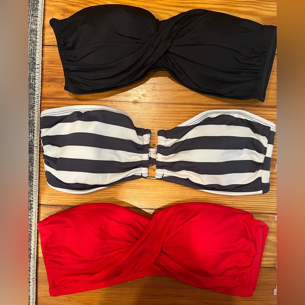 Target brand strapless bandeau tip bikini bundle
